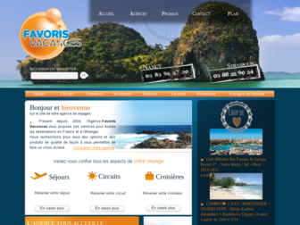 favorisvacances.com website preview