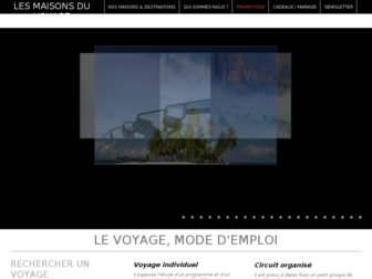 lesmaisonsduvoyage.com website preview