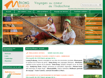 mekongvillages.com website preview