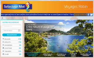 voyages-robin.fr website preview