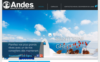 voyagesandes.com website preview