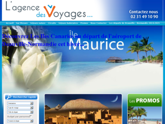 lagencedesvoyages.fr website preview