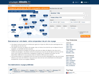 voyage.idealo.fr website preview