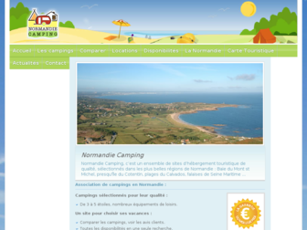 normandie-camping.com website preview