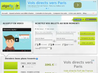algofly.fr website preview