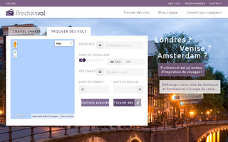 prochainvol.com website preview