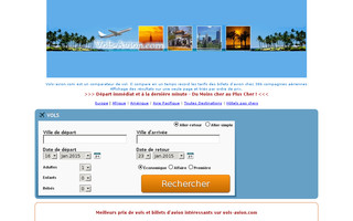 vols-avion.com website preview