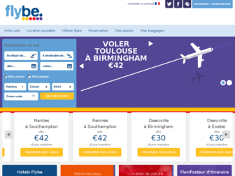 fr.flybe.com website preview