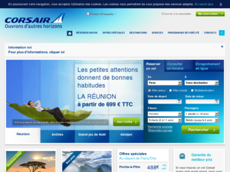 corsair.fr website preview