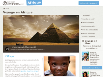 voyage-afrique.eu website preview