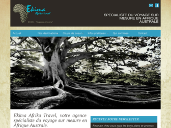 ekimatravel.com website preview