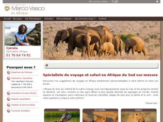 afriquedusud.marcovasco.fr website preview