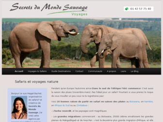 secretsdumondesauvage.fr website preview