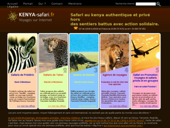 kenya-safari.fr website preview