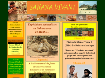 sahara-vivant.com website preview