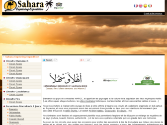 sahara-exploring-expedition.com website preview