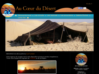 tunisiedesert.com website preview