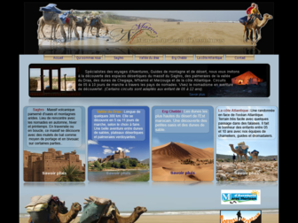 nomade-maroc.com website preview