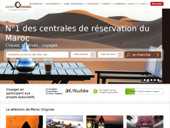 maroc.voyage-origines.com website preview