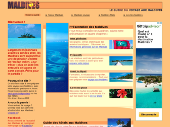 voyage-maldives.com website preview