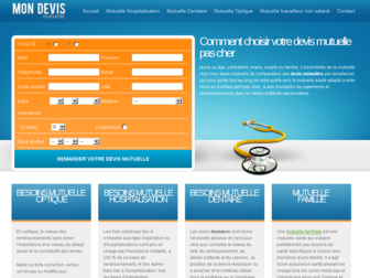 mondevismutuelle.fr website preview