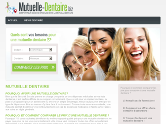 mutuelle-dentaire.biz website preview