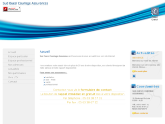 sud-ouest-courtage-assurance.com website preview