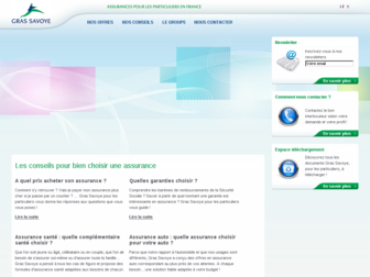 particuliers.grassavoye.fr website preview