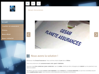 gesamassurances.com website preview