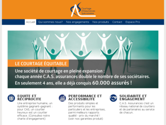 cas-assurances.fr website preview