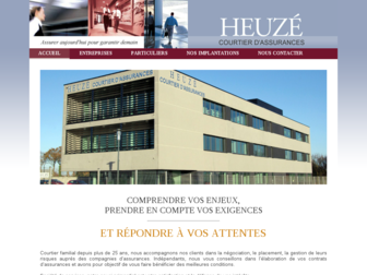 heuze-assurances.fr website preview