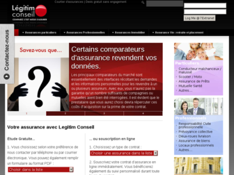 legitimconseil.fr website preview