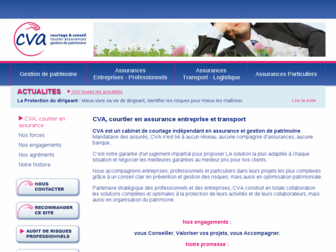 assurances-cva.fr website preview