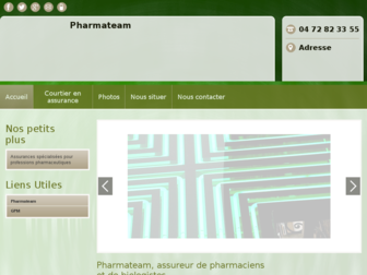 assurances-pharmateam.com website preview