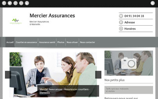 mercier-assurances.net website preview