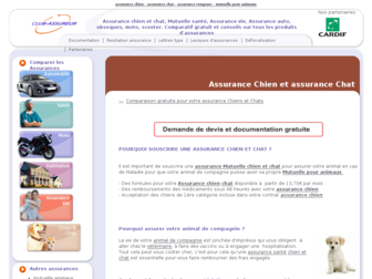 assurance-mutuelle-chien-chat.club-assureur.com website preview