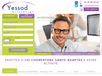 mutuelle-yessod.com website preview