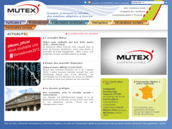 mutex.fr website preview