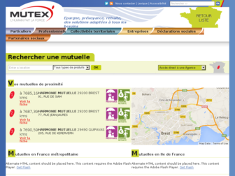 agences-mutuelles.mutex.fr website preview