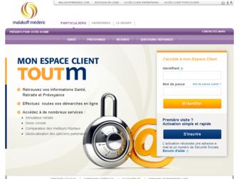 extranet.malakoffmederic.com website preview