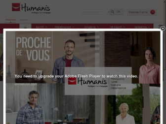 entreprises.humanis.com website preview