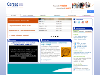 carsat-normandie.fr website preview