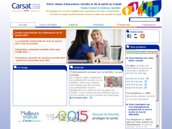 carsat-centre.fr website preview