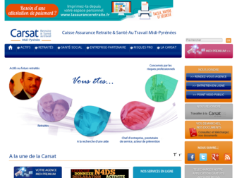 carsat-mp.fr website preview