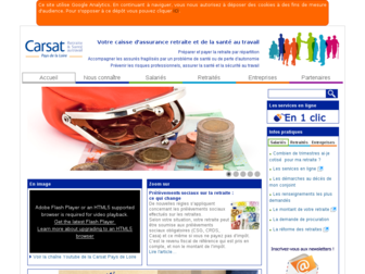 carsat-pl.fr website preview