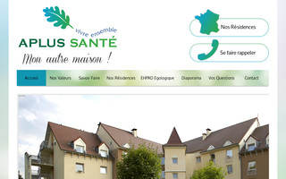 residences-aplus-sante.com website preview