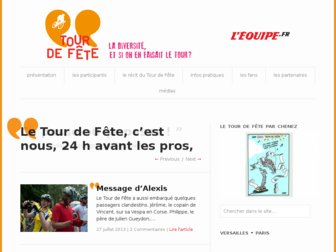 tourdefete.lequipe.fr website preview