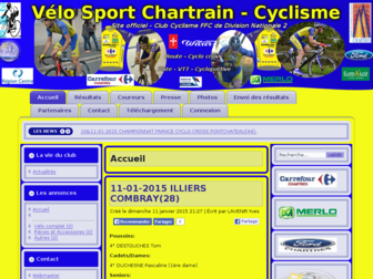 velo-sport-chartrain-cyclisme.fr website preview
