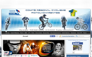 cyclisme-poitou-charentes.fr website preview
