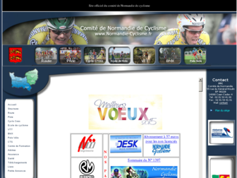 normandie-cyclisme.com website preview